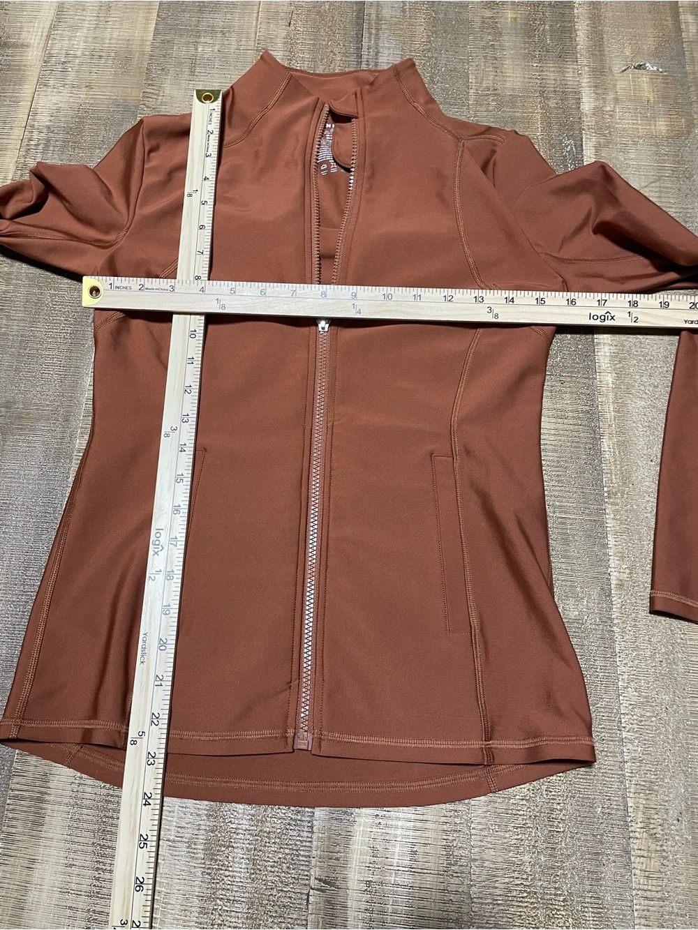 Women's Rust Utility Zip-Front Jacket - Picture 5 of 5